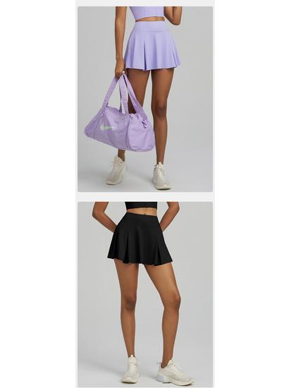 Riesiger Damen Schnelltrocknender Anti-Exposure Sport- und Yogarock - Eleganter Fallender Tennis-Fitnessrock für den Sommer