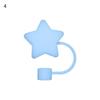 1PC Creative Reusable Silicone Straw Plug Splash Proof Drinking Dust Cap Dust-proof Straw Tips Cover Cup Accessory Kitchen Tool