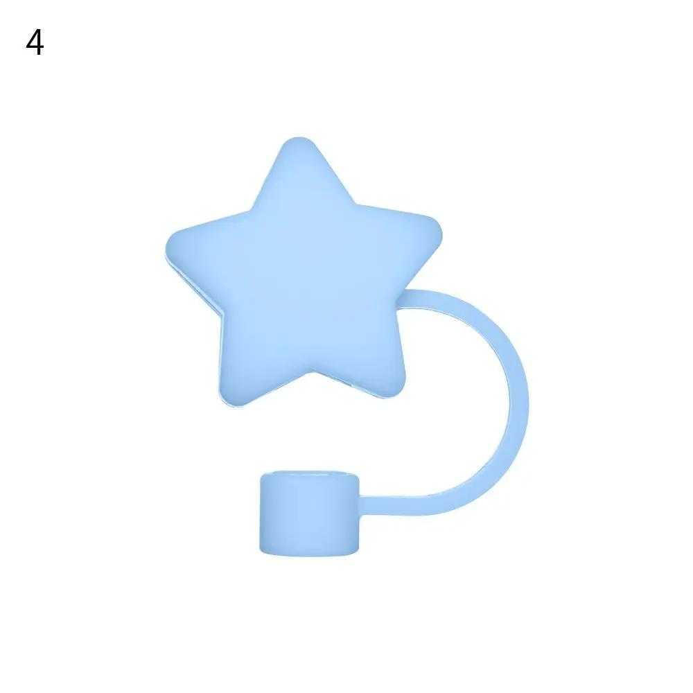 1PC Creative Reusable Silicone Straw Plug Splash Proof Drinking Dust Cap Dust-proof Straw Tips Cover Cup Accessory Kitchen Tool