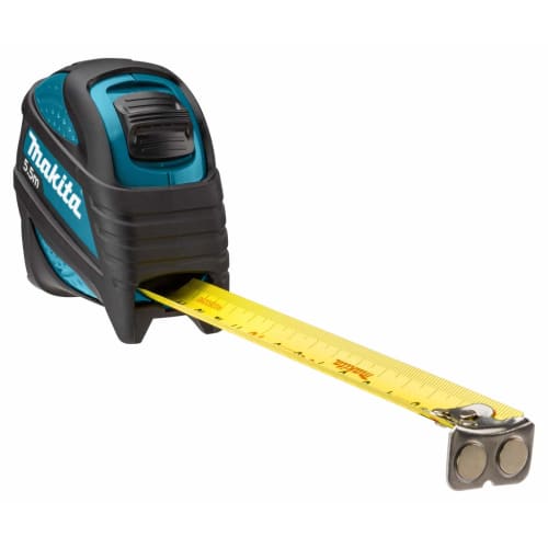 Makita B-57146 Convex 5.5m 25mm Wide Tape Measure, Blue