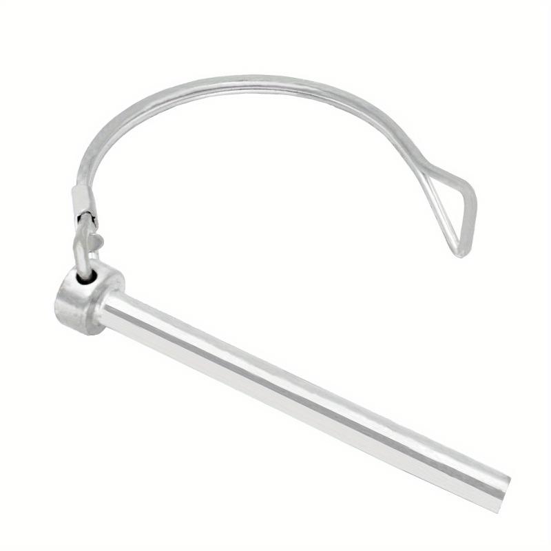 1pc Quick Trailer Coupler Safety Snap Pin Lock D Ring Round Arch Towing Hitch Hook Boat Bicycle Car Parts