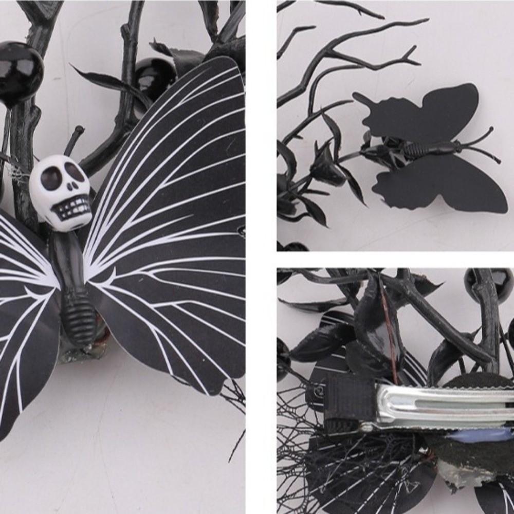 Cloth Ghost Claw Hair Clip Harajuku Halloween Headwear Skeleton Hand Hairpin  Children