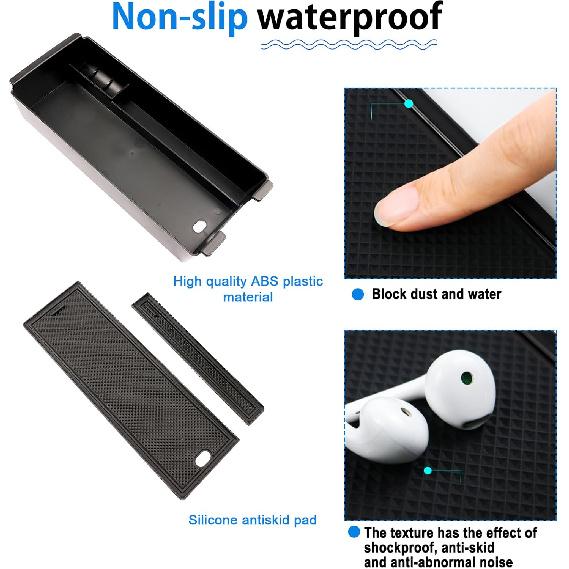 SHAOHAO for 2025 2026 Toyota Prius Console Organizer Tray for 2023 2024 2025 2026 Toyota Prius LE, XLE, Limited, Nightshade Accessories Console Tray