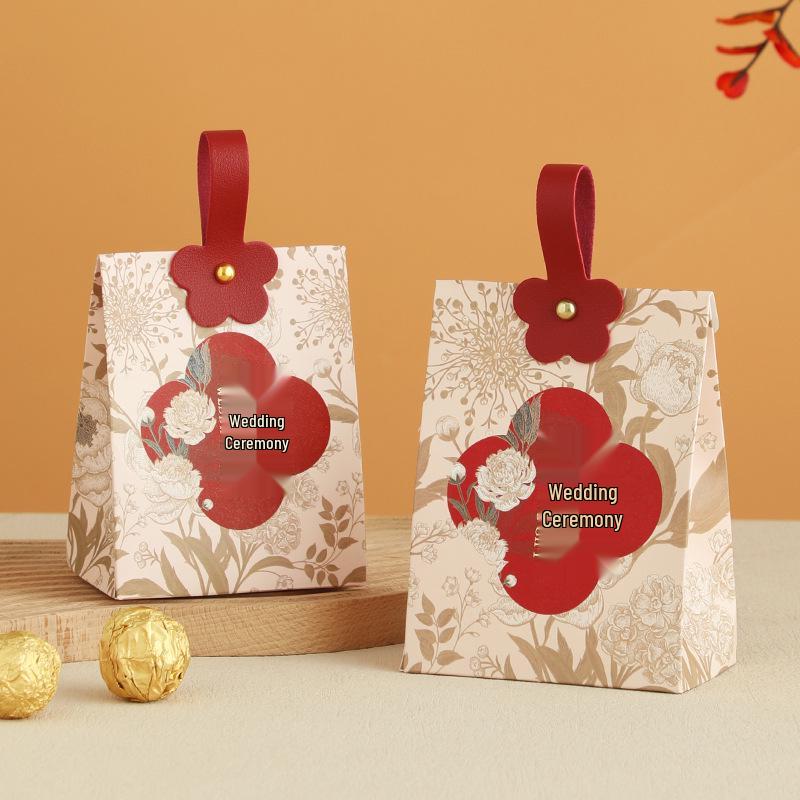 Elegant Wedding Candy Boxes - High-End Niche Packaging Small