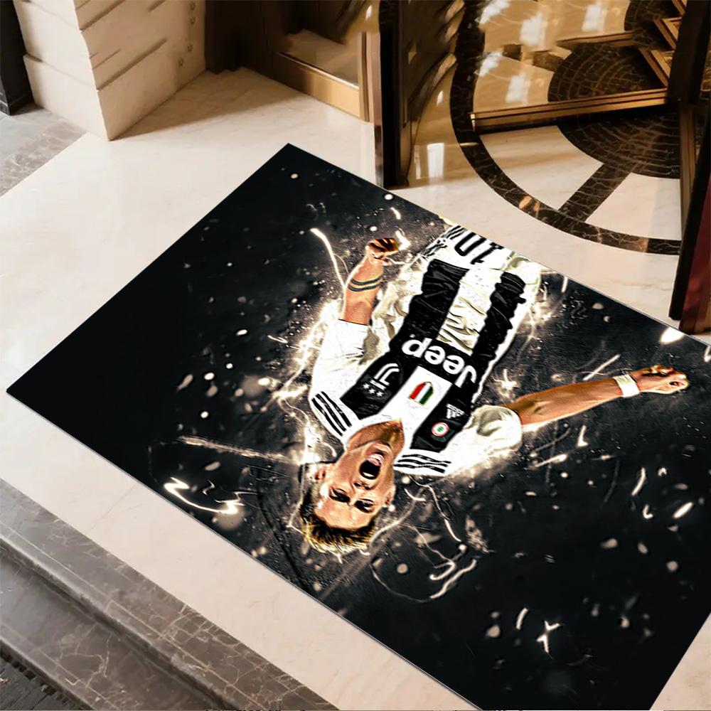 Juventus Celebration Moment Area Rug Design for Study room Decorate room Kitchen Foyer Antislip Carpet Decorate Offices Wedding Party Gift
