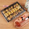 10Pcs Thickened Sushi Boxes with Lids Eco-Friendly Disposable Food Containers for Takeout Carry-Out Meals