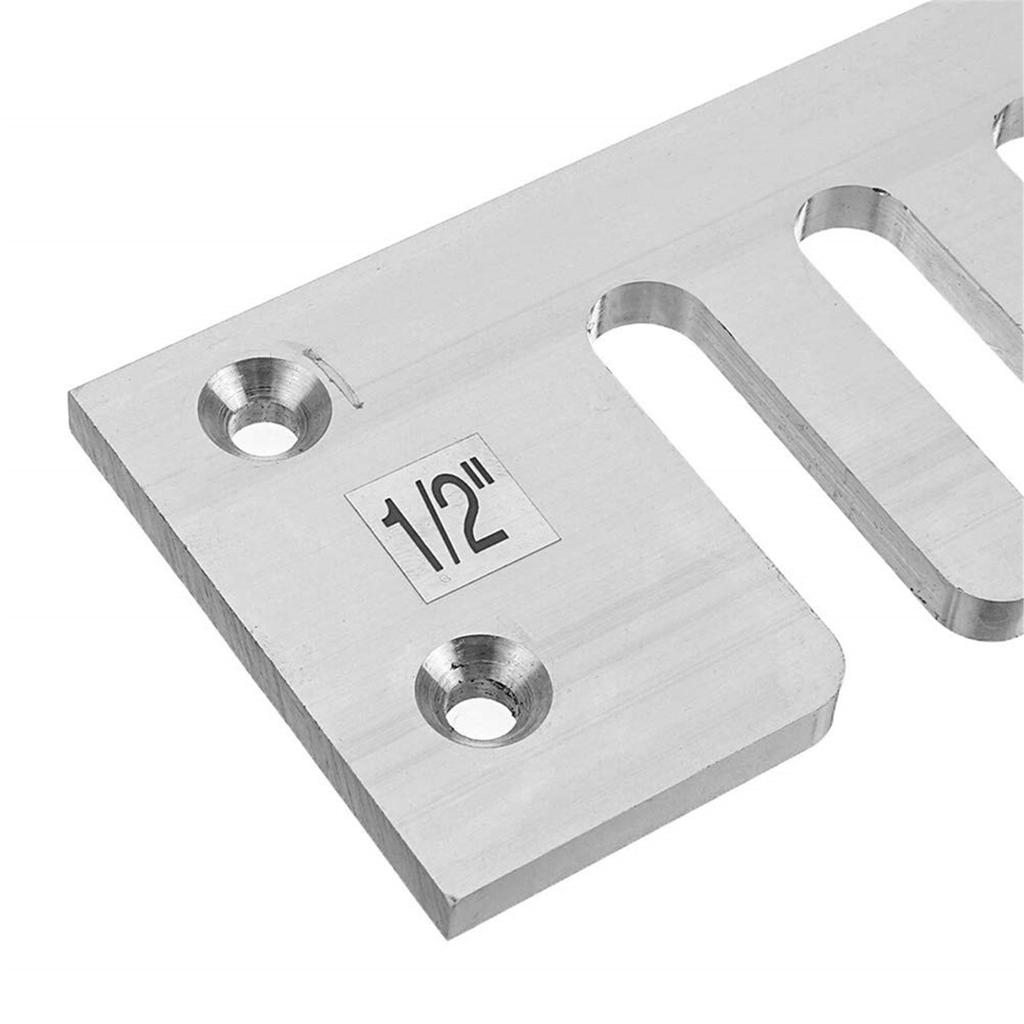 Multifunction Woodworking Tool Aluminium Practical Semipermeable Tenoner Pitch Dovetail Template Router Template