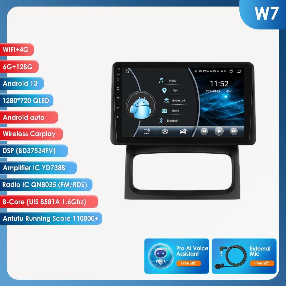 Hizpo Android 13 Automobilinis Radijas Renault Clio 2 2000-2012 belaidis CarPlay Android Auto 2din automobilinis Išmanusis Ekranas Bluetooth Autoradijas DVR Kamera RDS FM