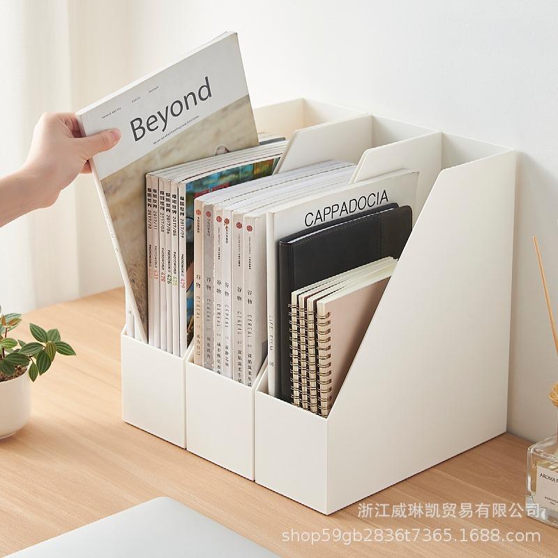 Japanese Style Desktop File and Book Storage Organizer