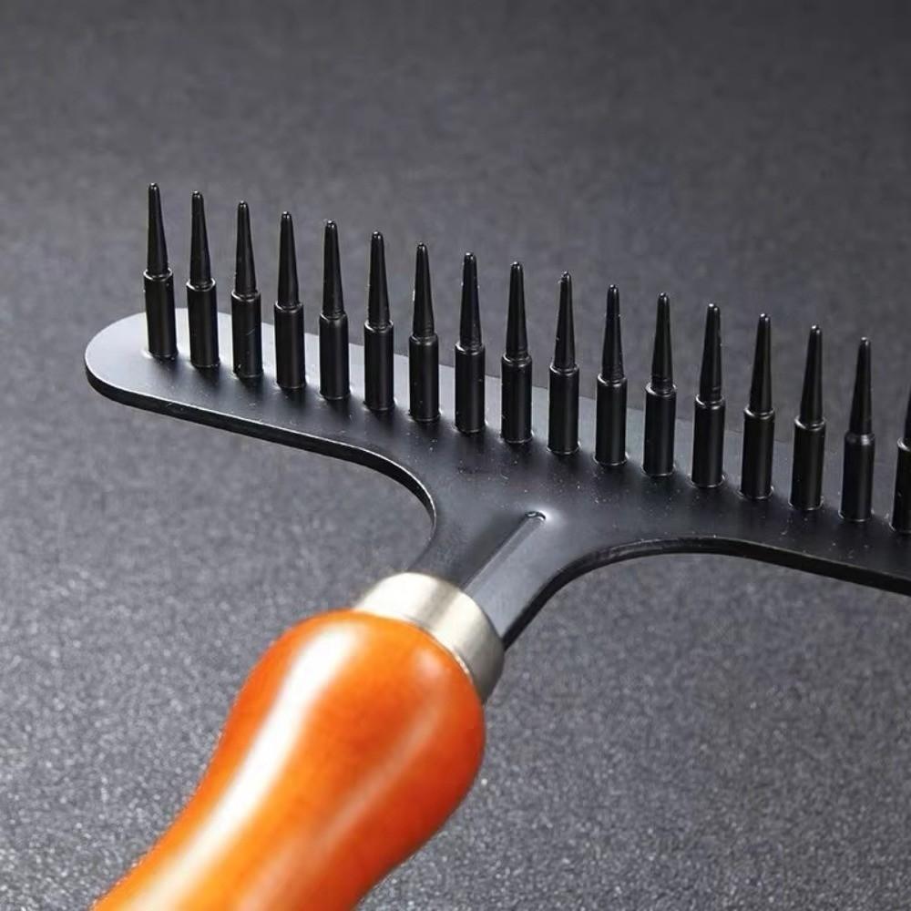 Stainless Steel Pet Comb for Long Thick Hair Deshedding Cleaning Carpet Rake  All Coat Types