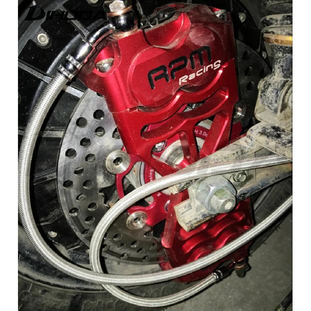 Motorcycle 2 piece RPM Brake Calipers with 220 mm Brake disc  For Rear Flat Fork Brake System For Scooter Motorbike Modify