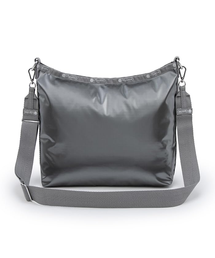 

Official Shoulder Bag MEDIUM ZIP Gunmetal Gray Shine [LeSportsac] SHOULDER/1014 Women s