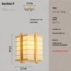Solid Wooden Pendant Light For Livingroom Dining Room Kitchen Homestay Japan Style Suspension Hanging Lamp Art Decoration E27