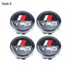 For Toyota  XP90 14pcs 60mm Car Tyre Wheel Center Hub Cap Badge For Toyota C-hr Prado Rav4 Yaris Hilux Prius Avensis Corolla Camry Accessories