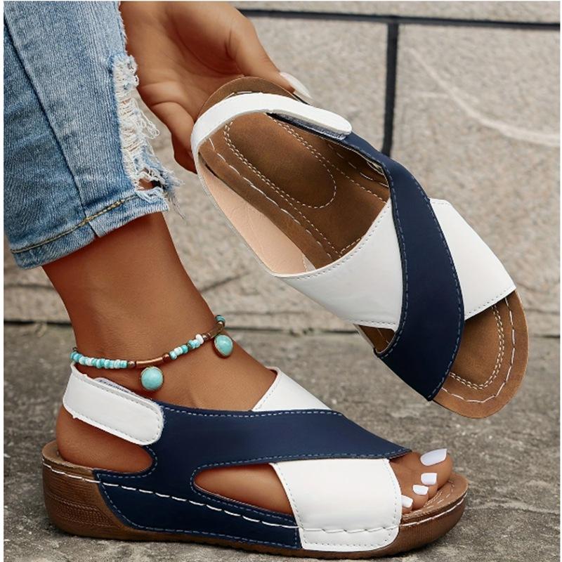 Fashion Retro Ethnic Style Woman Shoes Summer New Roman Flat Shoe Fashion Versatile Women's Sandals Comfor Temperament Women Beach Shoes