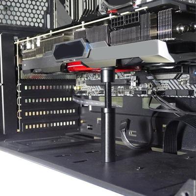 Aluminum Graphics Card GPU Holder Adjustable Telescopic Rotatable Screw Video Card Sags Bracket Holder for Desktop