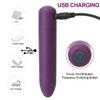 Clitoris Stimulator USB Rechargeable G-spot Massager Mini Bullet Vibrator Dildo Vibrator Sex Toys for Women