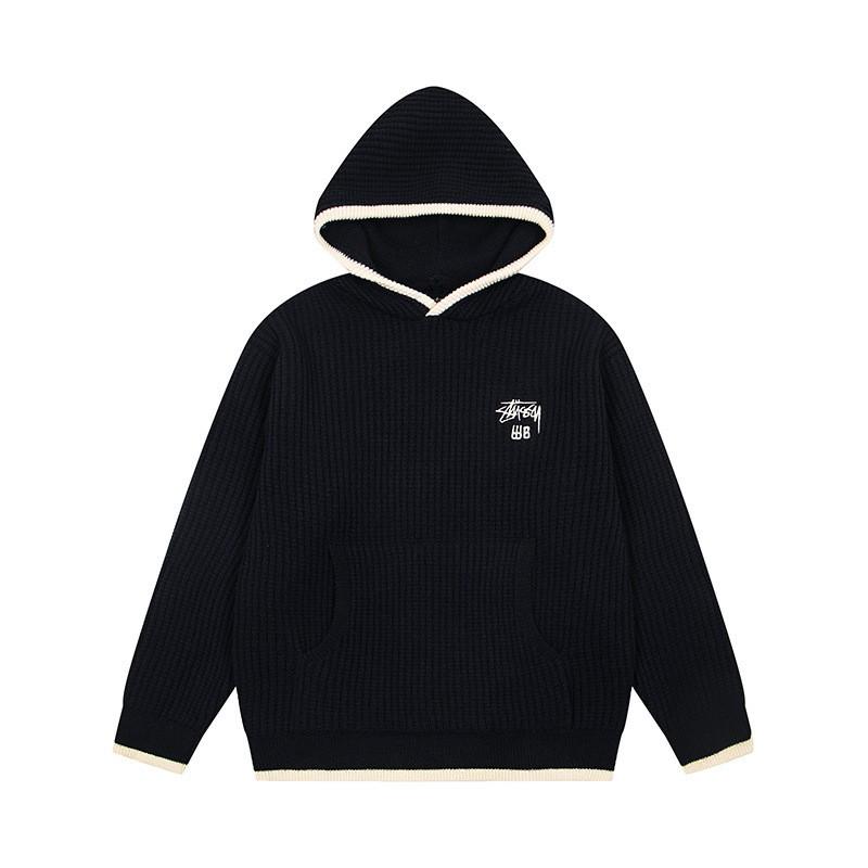 Stu American Style 2026 Collection Waffle Knit Long Sleeve Tee Oversized Washed Raglan Men