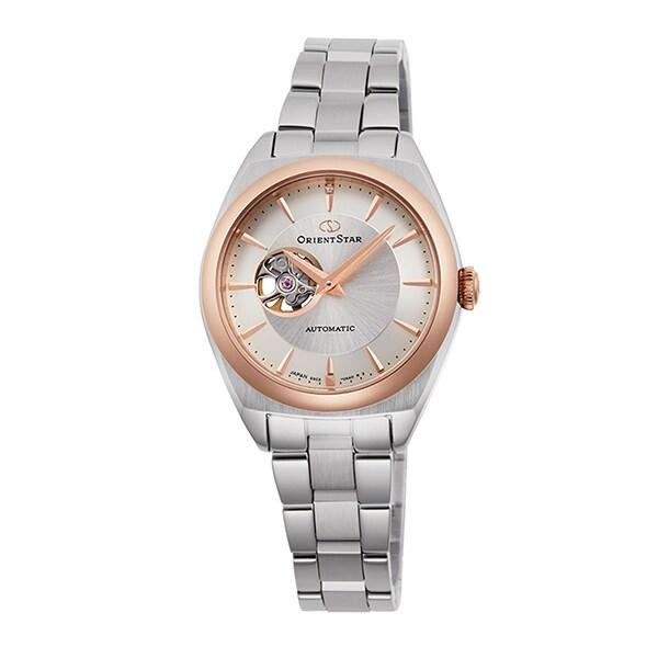 

Orient Унісекс RK-ND0101S (Сучасний жіночий металевий браслет Orient Star Contemporary Semi-Skeleton) годинник