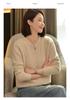 2025 Women's Thickened Wool Cardigan: Round Neck, Slimming, Warm Knit Sweater for Spring/Autumn