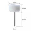 10pcs 3mm Shank Mounted Soft Wool Fine Cotton Polishing Buffing Wheel For Polishing Kit Or Mini Drill