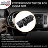 Window Switch Driver Side Master Power Control Button 3P + 9 P | Compatible With 2009 2010 2011 2012 Dodge Ram 1500 2500 3500 | Replaces# 4602863AD,