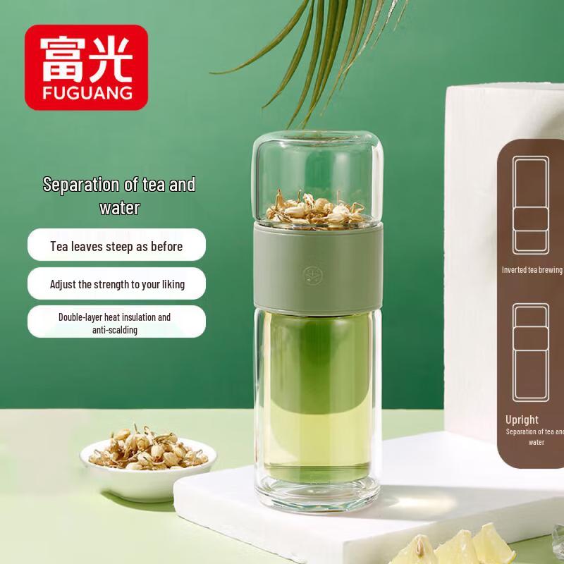 FUGUANG Qingyi Tea Master Tea Infuser Glass Bottle