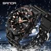 Sanda Luminous Unisex Multifunctional Casual Electronic Watch