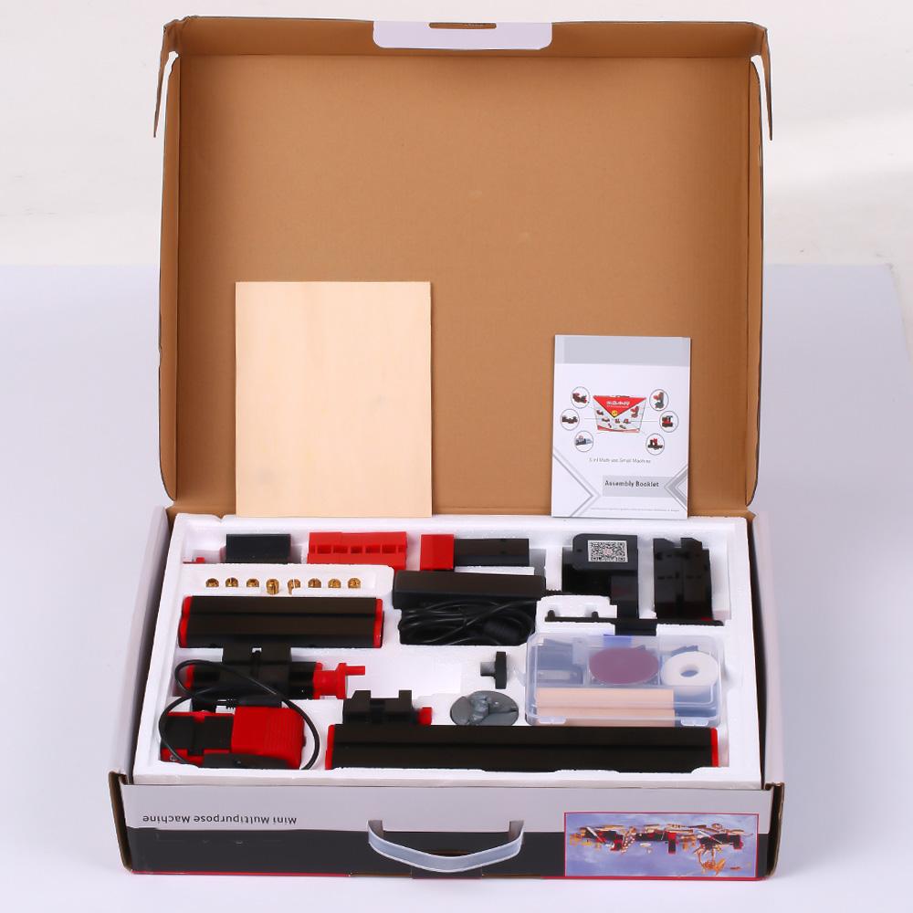 Mini DIY 6 In 1 Multi-functional Motorized Transformer Multipurpose Machine Jigsaw Grinder Driller