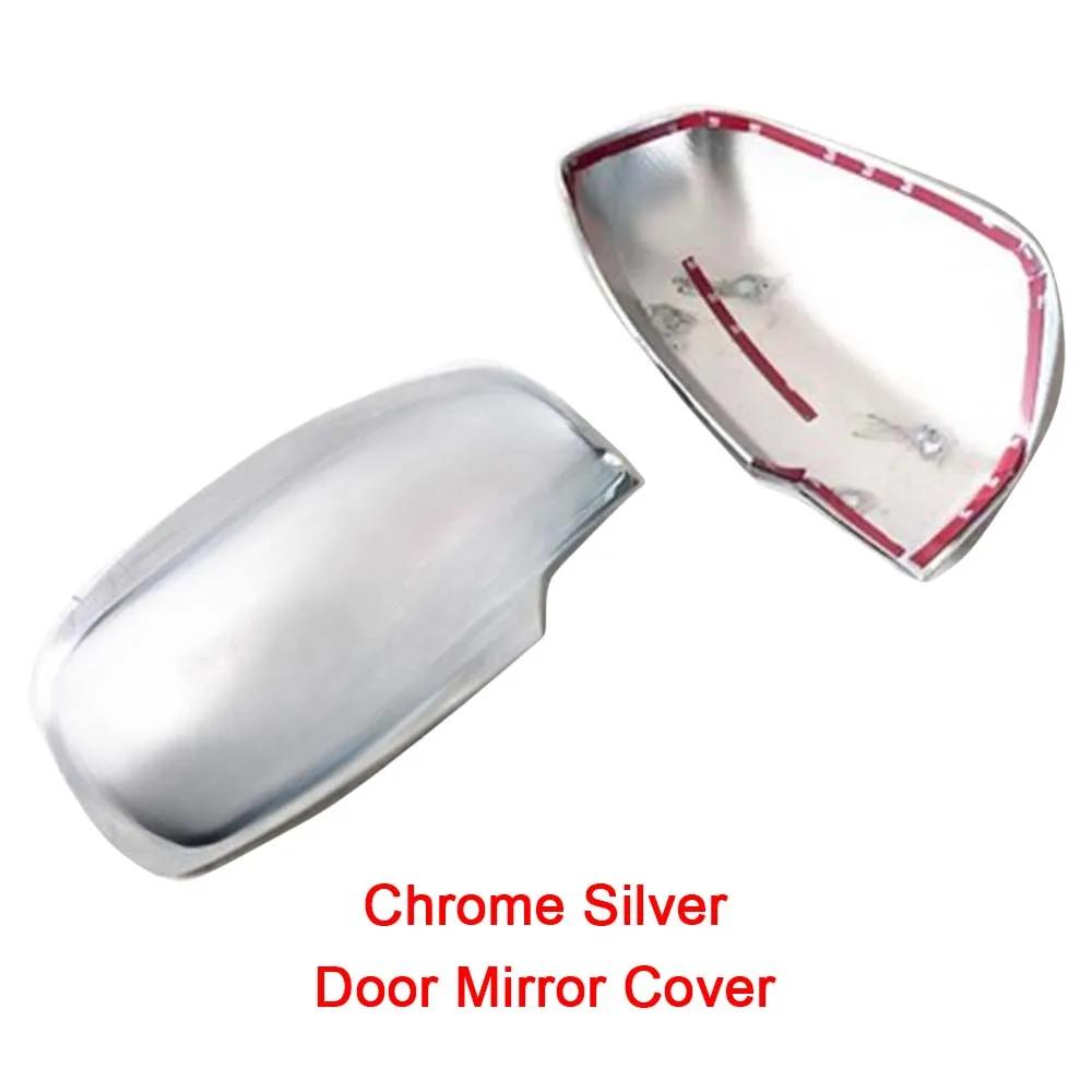 Protective Cover Door Mirror Cover For Suzuki Swift 2003-2010 Carbon Fiber Chrome Silver Cars Accessories Decoration Stickers