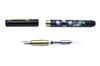 Kiyoteru Craft Porcelain Fountain Pen, Cherry Blossom Pattern, Blue Star, CLJ_TFP_256
