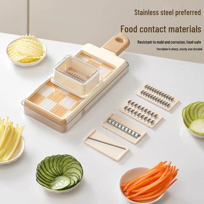 Multifunction 4-in-1 Vegetable Grater & Slicer