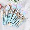 12Pcs/Set Tools Professional Makeup Brushes Furry Cosmetic Brush Set Eyeshadow Powder Brush  Student