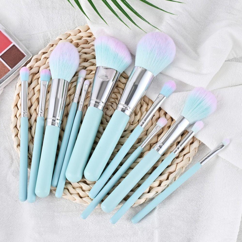 12Pcs/Set Professional Professional Makeup Brushes Furry Cosmetic Brush Set Student