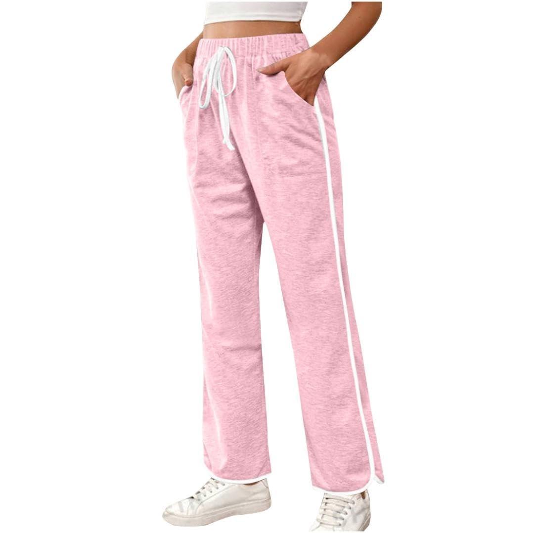 

Женские зимние спортивные штаны, однотонные повседневные брюки, женские флисовые спортивные штаны, широкие прямые брюки XS светло-серый