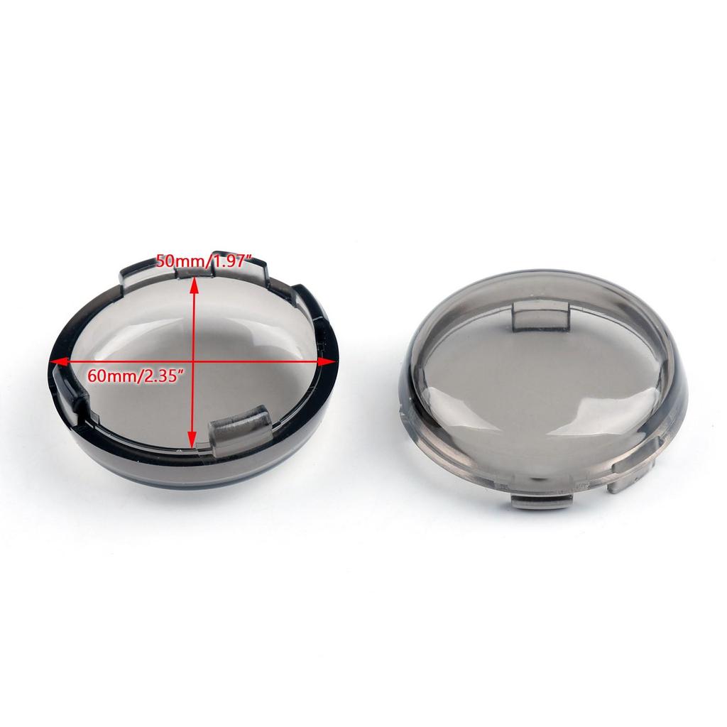 Plastic Turn Signal Light Lens For Cover For Harley Electra Glide Heritage Softail