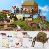 Playhouse Simulation Animal Model Toys for Early Education, Ages 1-3+ - Ideal Birthday Gift for Boys and Girls.