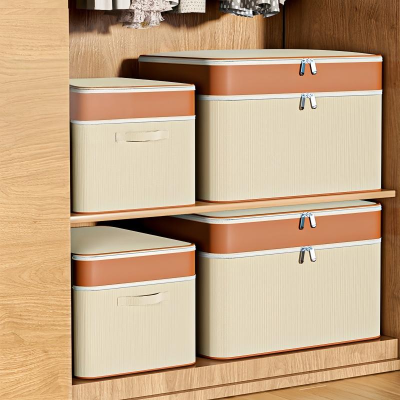 Double Layered Splicing Large Capacity Storage Box,Can Be Stacked and Placed,Clothes,Pants,Blankets Storage,three Specifications