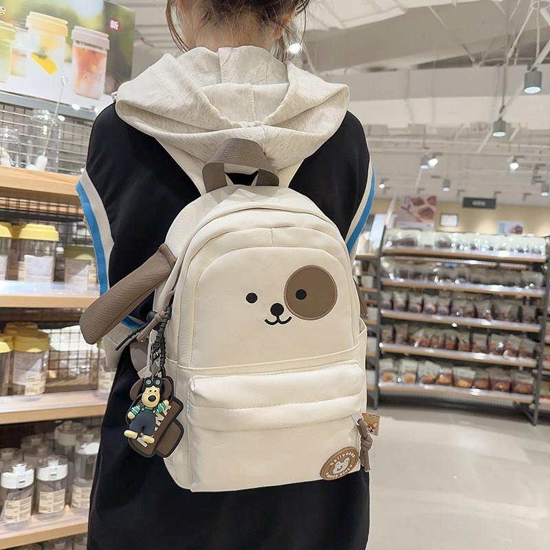 Breathable Fun And Playful Dog Design Backpack For Kindergarten And Elementary Use