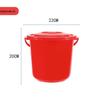 Red Auspicious Plastic Bucket