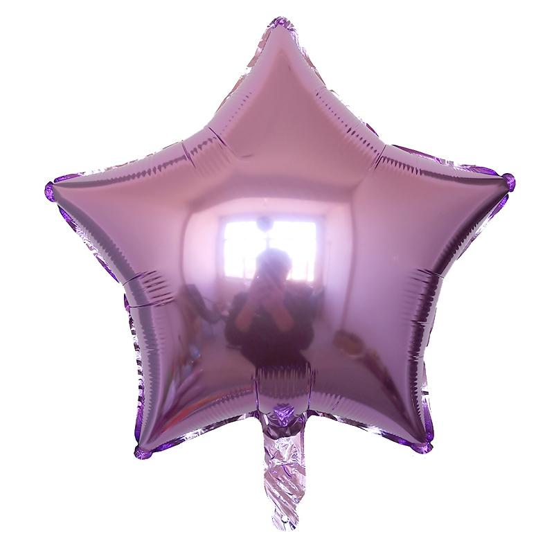 10pcs 18inch Gold Silver Foil Helium Star Balloon Wedding Decoration Baby Shower Kids Birthday Party Pure Air Globos Supplies