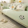 Panda  New Chenille Sofa Cushion Four Seasons Universal Cartoon Seat Cushion Fixed Non-Slip Sofa Cover Cover Cloth
