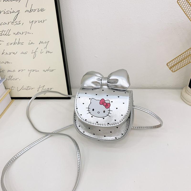 Cat Children Cute Mini Pouch Seam Stitching Versatile Casual Outfits