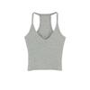Deep V Neck Skinny Camisole Tank Vest Top Women All-match Y2K Slim Fitted Tops  Summer