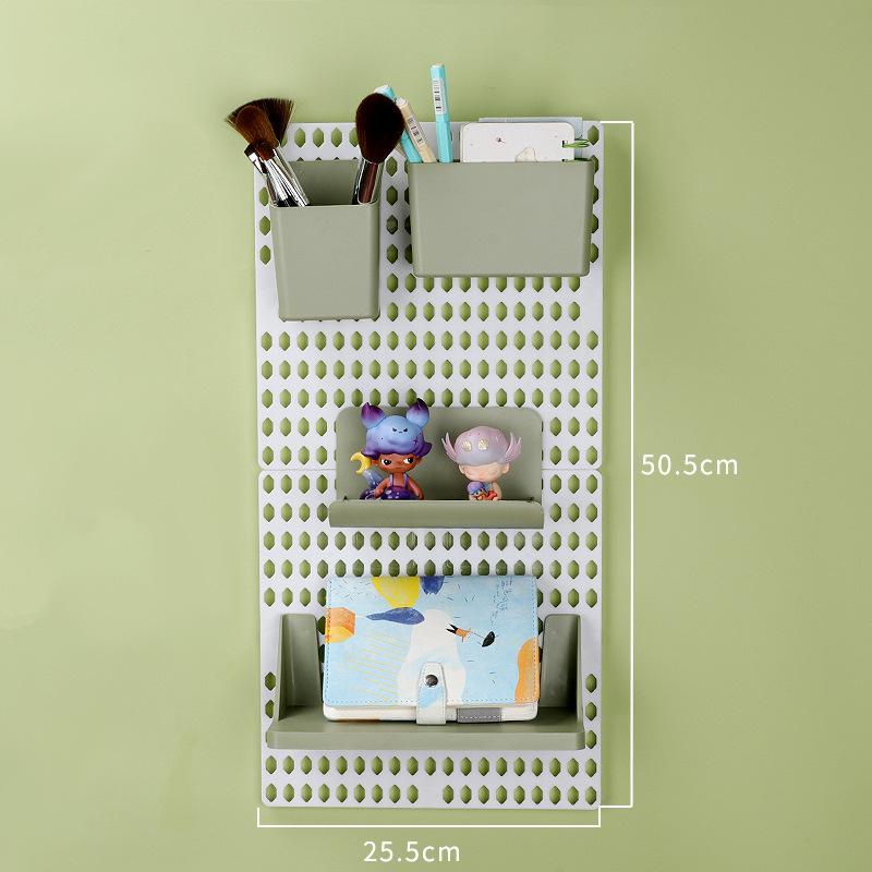Hole-free Household Hole Board Wall Dormitory Kitchen Bathroom Wall Shelves Shelves Wall Mounted Storage Racks Partitions