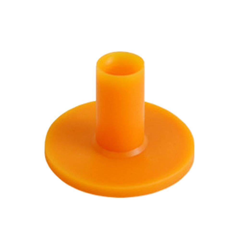 10Pcs Golfing Rubber Tees for Driving Ranges Practice Mat Easy to Carry Golfing Tees Holder for Beginner Professional