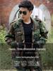Men's Outdoor M65 Camouflage Windbreaker - Warm, Wear-Resistant Mid-Length Jacket