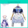 Genshin Impact Sangonomiya Kokomi Dienstmädchen Cosplay Kostüm Für Rollenspiel Und Halloween
