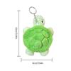 Little Turtle Plush Doll Keychain Toys Soft Cute Cartoon Tortoise Car Keyrings Fill Dolls Bag Pendant Couple Pendant Toys Gifts