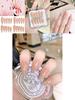 Chinese National Brand Almond-shaped Nail Stickers Pure Color Ice Transparent Design